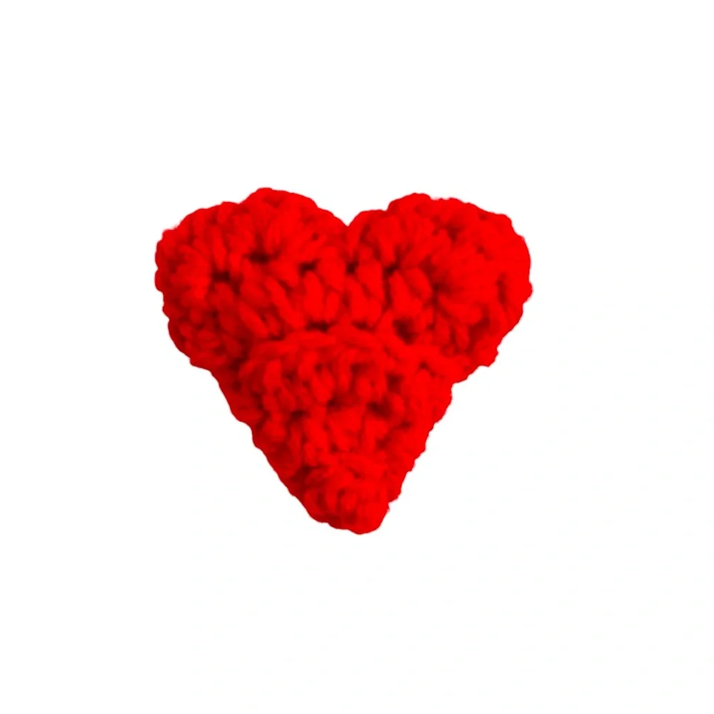 Hand Crafted Hearts Catnip Cat Toys Crocheted Potent Organic Yarn Interactive